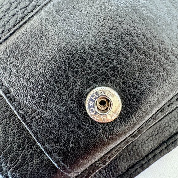 Black Soprano Leather Wallet | 3-Section Billfold - Picture 4 of 13